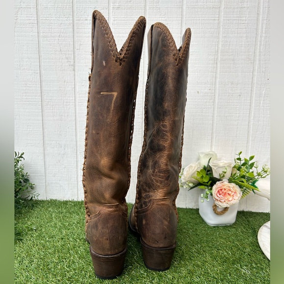 Lane
Plain Jane Burnt Caramel cowboy boot women size 10 gently used - Picture 9 of 16